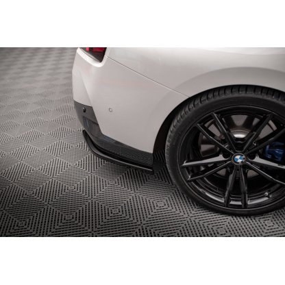 Maxton Design boční difuzory pod zadní nárazník ver.2 pro BMW řada 2 G42 M-Pack, černý lesklý plast ABS