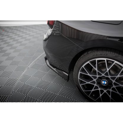 Maxton Design boční difuzory pod zadní nárazník ver.2 pro BMW řada 2 G42 Standard, černý lesklý plast ABS