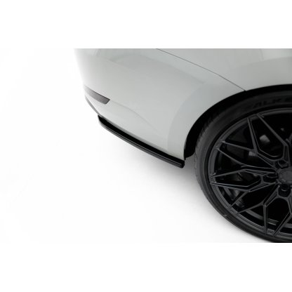 Maxton Design boční difuzory pod zadní nárazník ver.2 pro Škoda Superb Mk3, černý lesklý plast ABS, Liftback / Combi