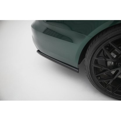 Maxton Design boční difuzory pod zadní nárazník ver.3 pro Audi A6 C7, černý lesklý plast ABS, S-Line Avant