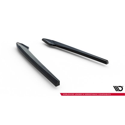 Maxton Design boční difuzory pod zadní nárazník ver.3 pro Audi A6 C7, černý lesklý plast ABS, S-Line Avant