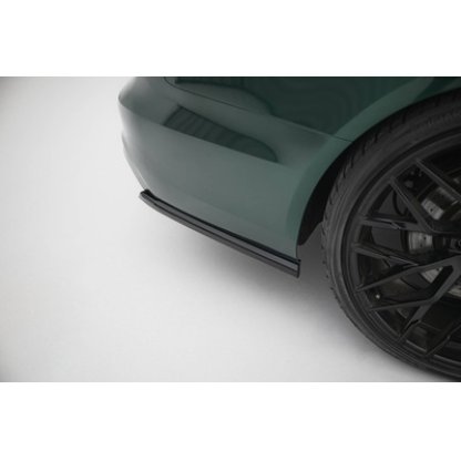 Maxton Design boční difuzory pod zadní nárazník ver.3 pro Audi A6 C7, černý lesklý plast ABS, S-Line Avant