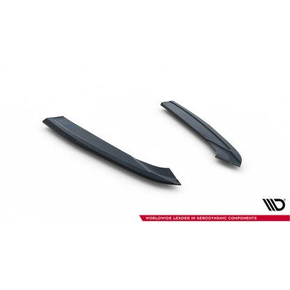 Maxton Design boční difuzory pod zadní nárazník ver.3 pro Audi S6 C7 FL, černý lesklý plast ABS, Sedan / Avant