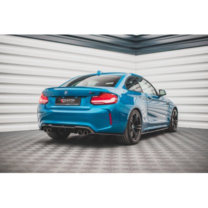 Maxton Design boční difuzory pod zadní nárazník ver.3 pro BMW M2 F87, carbon-Look
