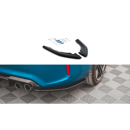 Maxton Design boční difuzory pod zadní nárazník ver.3 pro BMW M2 F87, černý lesklý plast ABS