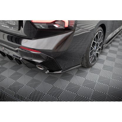 Maxton Design boční difuzory pod zadní nárazník ver.3 pro BMW řada 2 G42 Standard, černý lesklý plast ABS