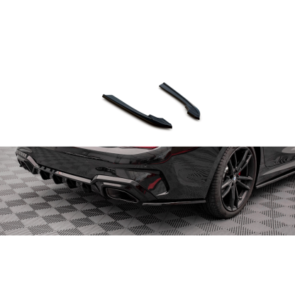 Maxton Design boční difuzory pod zadní nárazník ver.3 pro BMW řada 3 G20 M340i, G20 M-Pack, G21 M340i, G21 M-Pack, černý lesklý plast ABS
