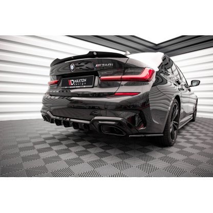 Maxton Design boční difuzory pod zadní nárazník ver.3 pro BMW řada 3 G20 M340i, G20 M-Pack, G21 M340i, G21 M-Pack, černý lesklý plast ABS