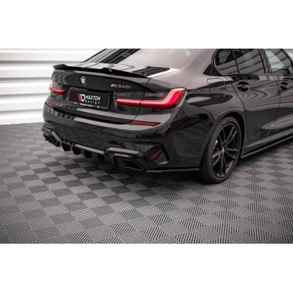 Maxton Design boční difuzory pod zadní nárazník ver.3 pro BMW řada 3 G20 M340i, G20 M-Pack, G21 M340i, G21 M-Pack, černý lesklý plast ABS