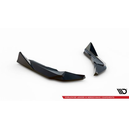 Maxton Design boční difuzory pod zadní nárazník ver.4 pro BMW M2 G87, černý lesklý plast ABS