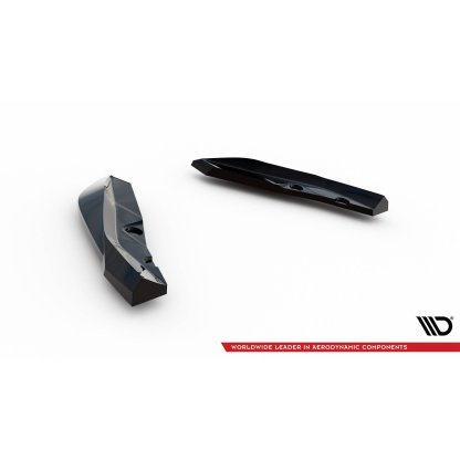 Maxton Design boční difuzory pod zadní nárazník ver.4 pro BMW řada 1 F70, černý lesklý plast ABS, M135i