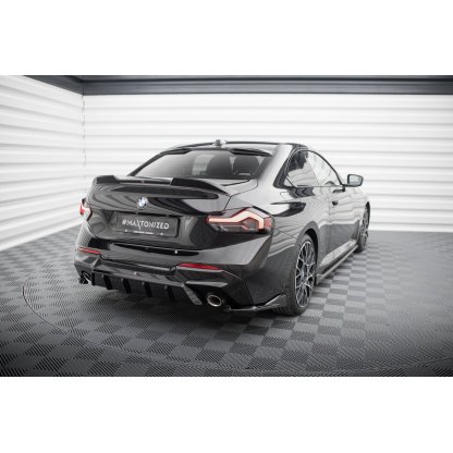 Maxton Design boční difuzory pod zadní nárazník ver.4 pro BMW řada 2 G42 Standard, černý lesklý plast ABS