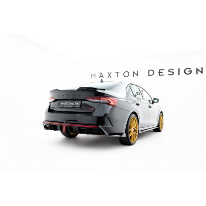 Maxton Design brzdové světlo pro Škoda Octavia RS Mk4, černý lesklý plast ABS