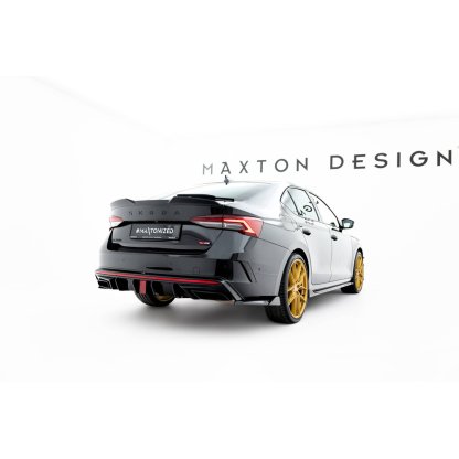 Maxton Design brzdové světlo pro Škoda Octavia RS Mk4, černý lesklý plast ABS