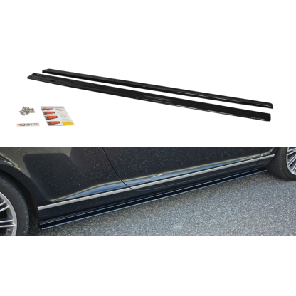 Maxton Design difuzory pod boční prahy pro Bentley Continental GT Mk1, plast ABS bez povrchové úpravy, r.v. 2009-2012