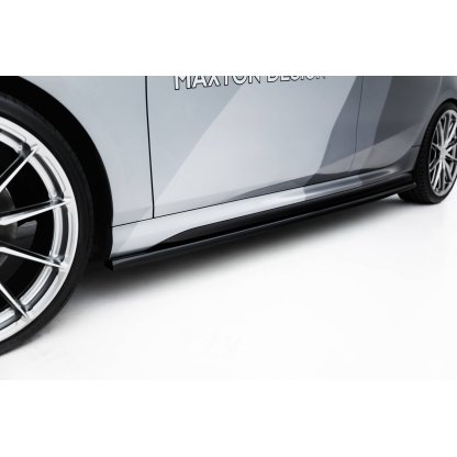 Maxton Design difuzory pod boční prahy pro BMW řada 1 F70, černý lesklý plast ABS, M-Pack / M135i
