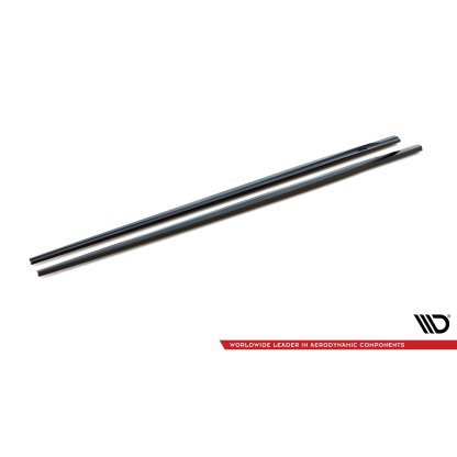 Maxton Design difuzory pod boční prahy pro BMW řada 2 F22, carbon-Look, M-pack