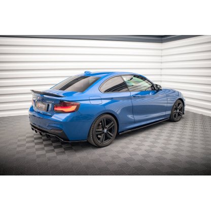 Maxton Design difuzory pod boční prahy pro BMW řada 2 F22, plast ABS bez povrchové úpravy, M-pack