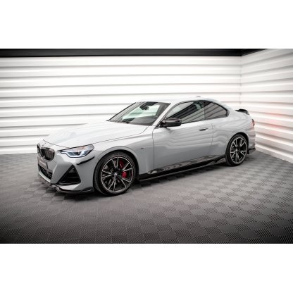 Maxton Design difuzory pod boční prahy pro BMW řada 2 G42 M240i, G42 M-Pack, carbon-Look