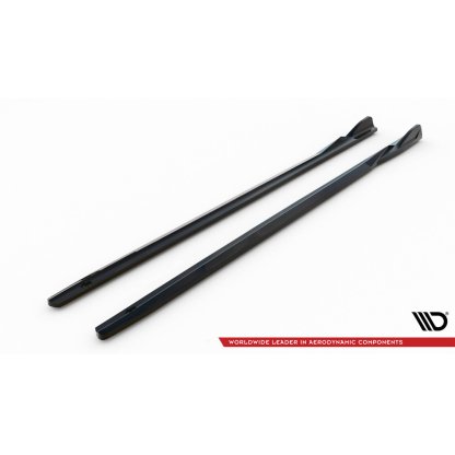 Maxton Design difuzory pod boční prahy pro BMW řada 2 G42 M240i, G42 M-Pack, černý lesklý plast ABS