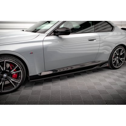 Maxton Design difuzory pod boční prahy pro BMW řada 2 G42 M240i, G42 M-Pack, plast ABS bez povrchové úpravy