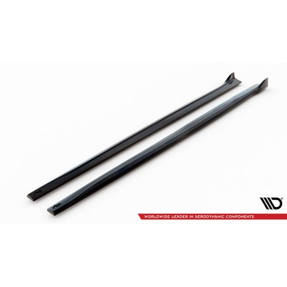 Maxton Design difuzory pod boční prahy pro BMW řada 4 F32, F33, F36, černý lesklý plast ABS, M-pack