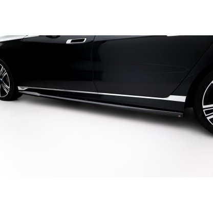 Maxton Design difuzory pod boční prahy pro BMW řada 7 G70 M760e, G70 M-Pack, černý lesklý plast ABS