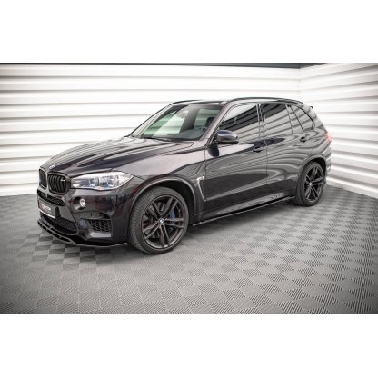 Maxton Design difuzory pod boční prahy pro BMW X5M F15, carbon-Look
