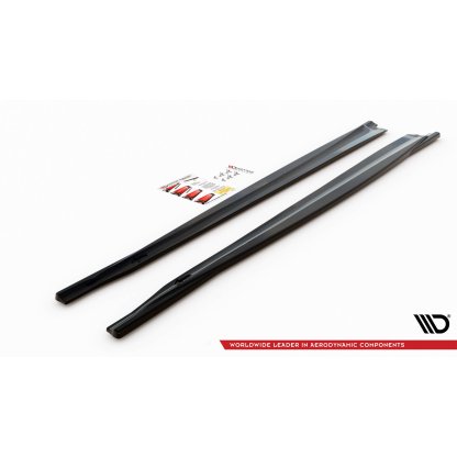 Maxton Design difuzory pod boční prahy pro BMW X5M F15, carbon-Look
