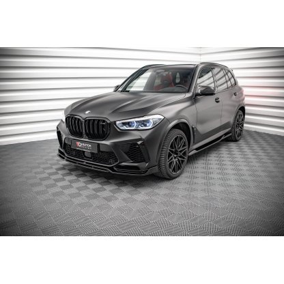 Maxton Design difuzory pod boční prahy pro BMW X5M G05, carbon-Look