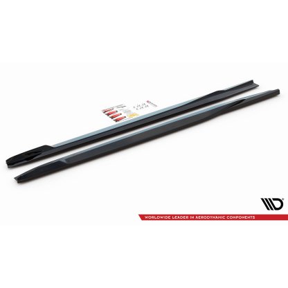 Maxton Design difuzory pod boční prahy pro BMW X5M G05, carbon-Look