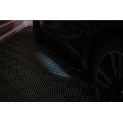 Maxton Design difuzory pod boční prahy pro BMW X7 G07, černý lesklý plast ABS