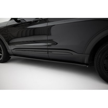 Maxton Design difuzory pod boční prahy pro Ford Explorer XLT Mk6, černý lesklý plast ABS