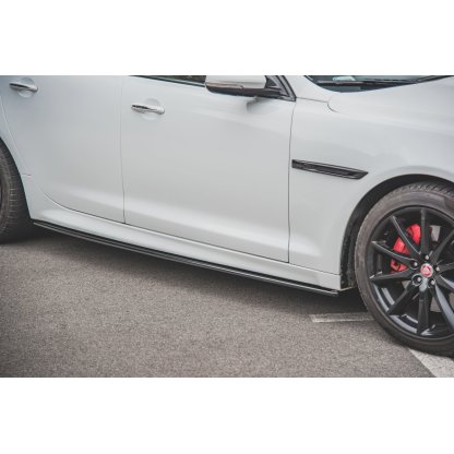 Maxton Design difuzory pod boční prahy pro Jaguar XJ X351, plast ABS bez povrchové úpravy