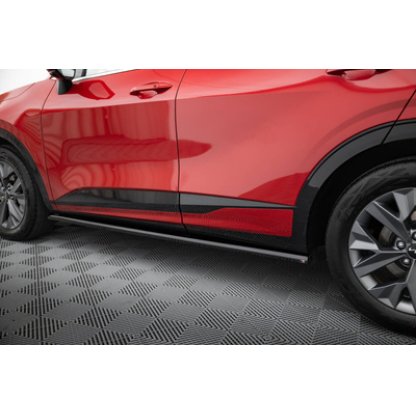 Maxton Design difuzory pod boční prahy pro Kia Sportage Mk5 GT-Line, černý lesklý plast ABS