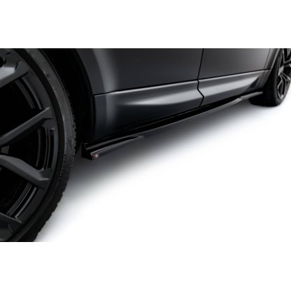 Maxton Design difuzory pod boční prahy pro Land rover Range Rover Sport Mk2, černý lesklý plast ABS