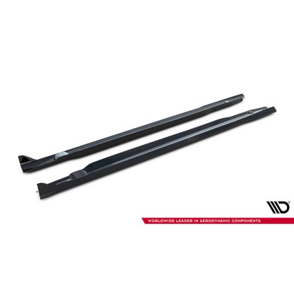 Maxton Design difuzory pod boční prahy pro Mercedes CLE C236 53 AMG, černý lesklý plast ABS