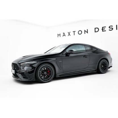 Maxton Design difuzory pod boční prahy pro Mercedes CLE C236 53 AMG, černý lesklý plast ABS