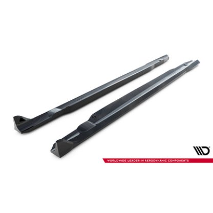 Maxton Design difuzory pod boční prahy pro Mercedes CLE C236 53 AMG, černý lesklý plast ABS