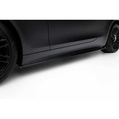 Maxton Design difuzory pod boční prahy pro Mercedes SL R232/AMG 63, černý lesklý plast ABS