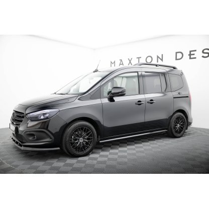 Maxton Design difuzory pod boční prahy pro Mercedes třída T W420, černý lesklý plast ABS