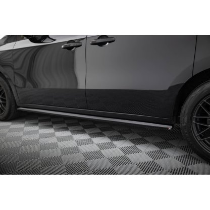 Maxton Design difuzory pod boční prahy pro Mercedes třída T W420, černý lesklý plast ABS