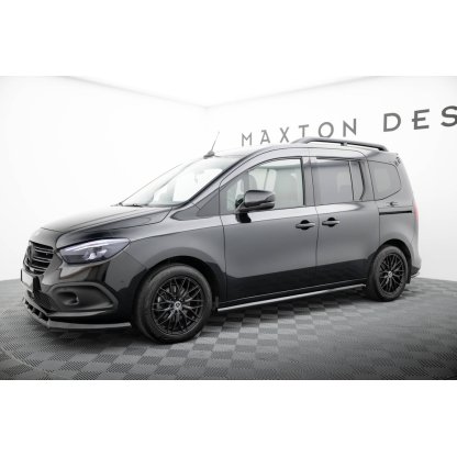 Maxton Design difuzory pod boční prahy pro Mercedes třída T W420, černý lesklý plast ABS