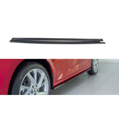 Maxton Design difuzory pod boční prahy pro Škoda Scala, plast ABS bez povrchové úpravy