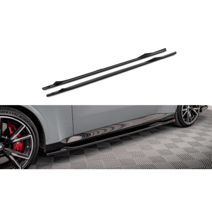 Maxton Design difuzory pod boční prahy ver.2 pro BMW řada 2 G42 M240i, G42 M-Pack, plast ABS bez povrchové úpravy