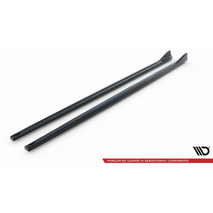 Maxton Design difuzory pod boční prahy ver.2 pro BMW řada 2 G42 Standard, černý lesklý plast ABS