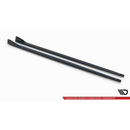Maxton Design difuzory pod boční prahy ver.2 pro BMW řada 2 G42 Standard, černý lesklý plast ABS