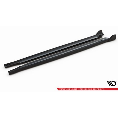 Maxton Design difuzory pod boční prahy ver.2 pro BMW X5 F15, černý lesklý plast ABS, M-Pack