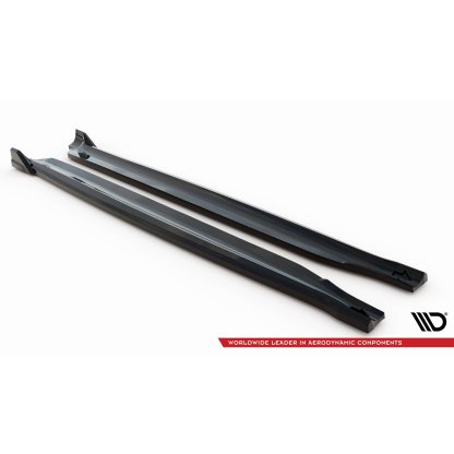Maxton Design difuzory pod boční prahy ver.2 pro BMW X5 F15, černý lesklý plast ABS, M-Pack