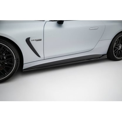 Maxton Design difuzory pod boční prahy ver.2 pro Mercedes AMG GT C192 /63, černý lesklý plast ABS